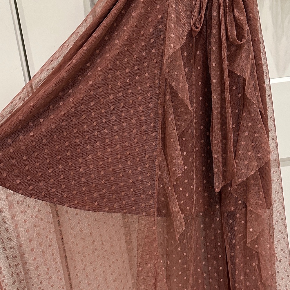 Joyfolie Desert Rose Ruffle Maxi Dress - Picture 5 of 9